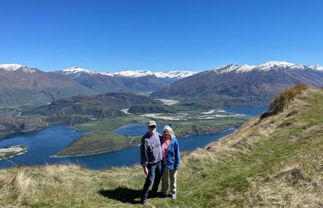 Stunning views from Mount Aspiring