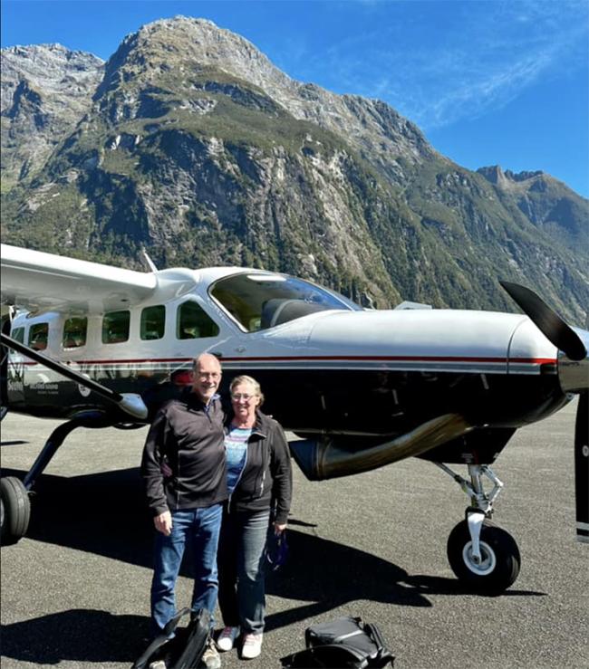Scenic flight at Milford Sound