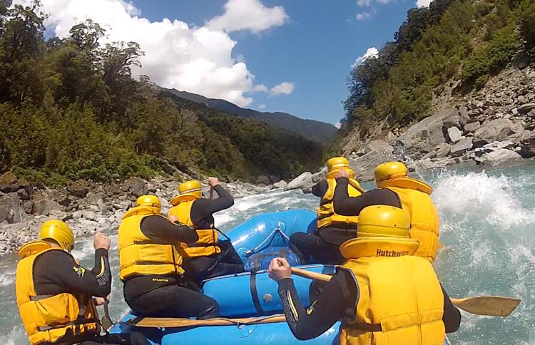 White water rapids on the upper Landsborough