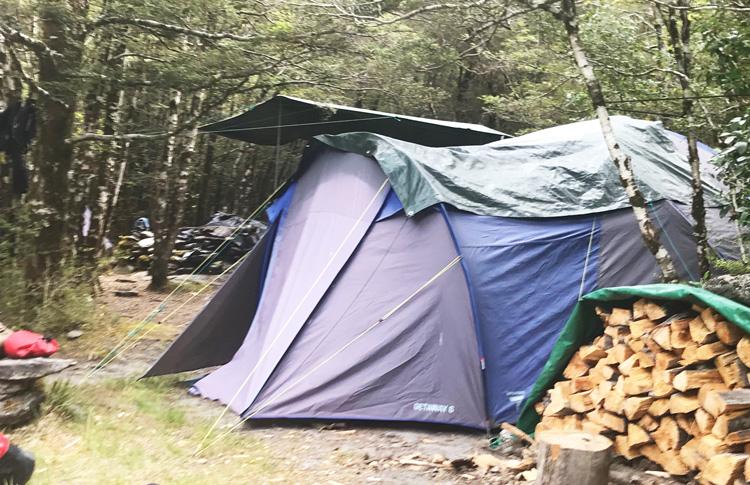 Camping Tent on the Landsborough River