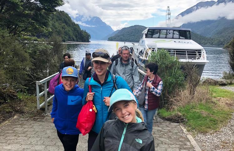 Ferry on the way to Doubtful Sound