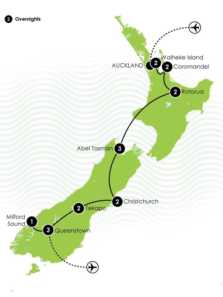 Pam and Jims Amazing Tour Map