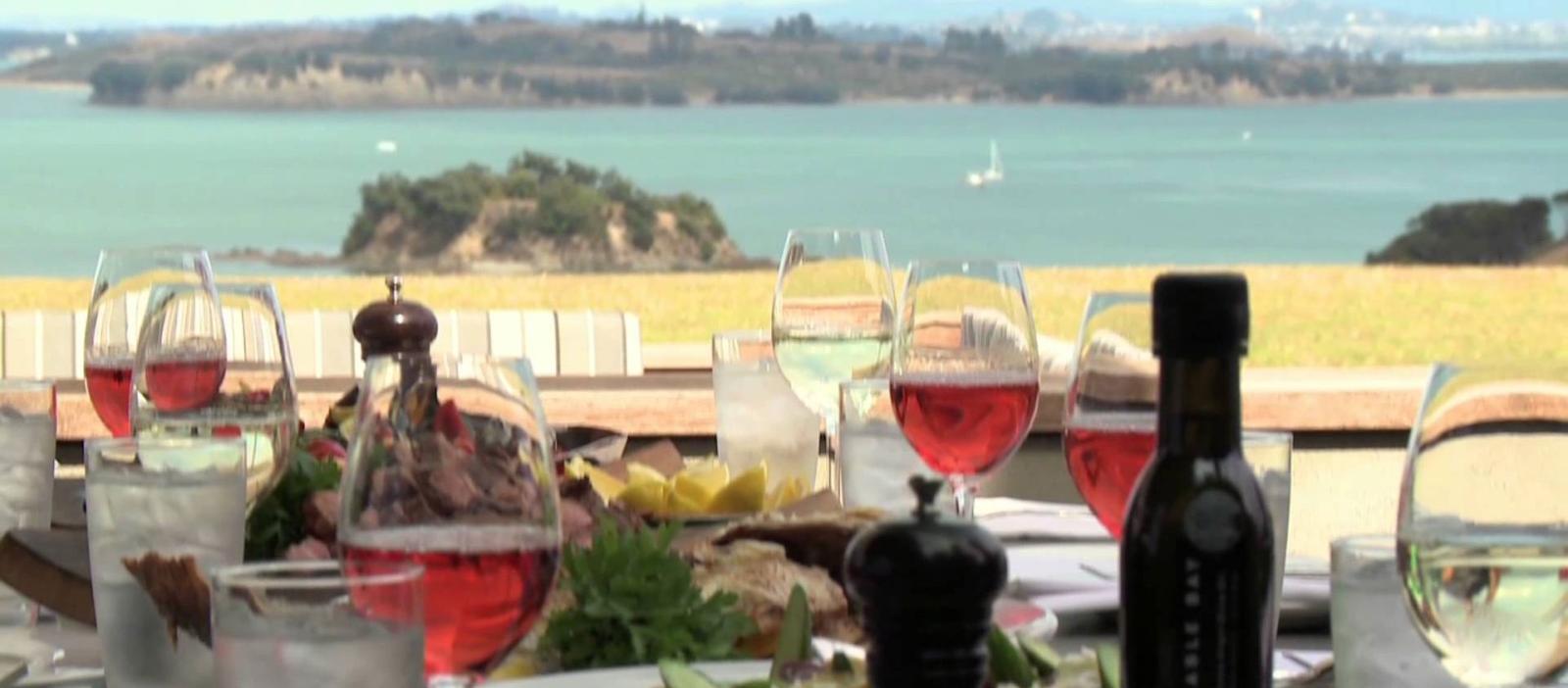 Wine tasting on magnificent Waiheke Island.