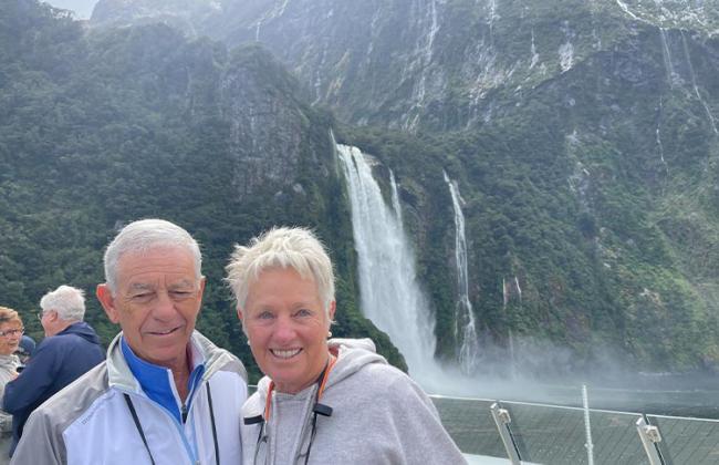 Milford waterfall