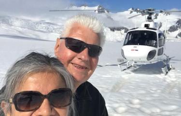 Glacier Helicopter Landing
