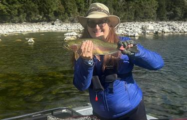 Fly fishing in New Zealand