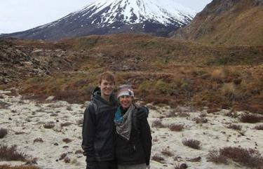 Snow in Tongariro