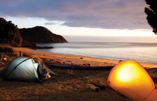 Beach Camping Abel Tasman.
