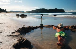 Hot Water Beach.